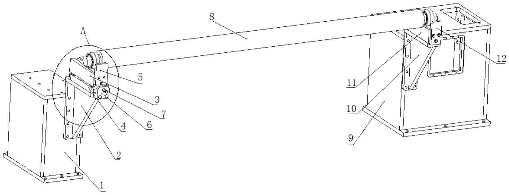一種銅箔小黄片下载软件大全放卷延長架機構的製作方法